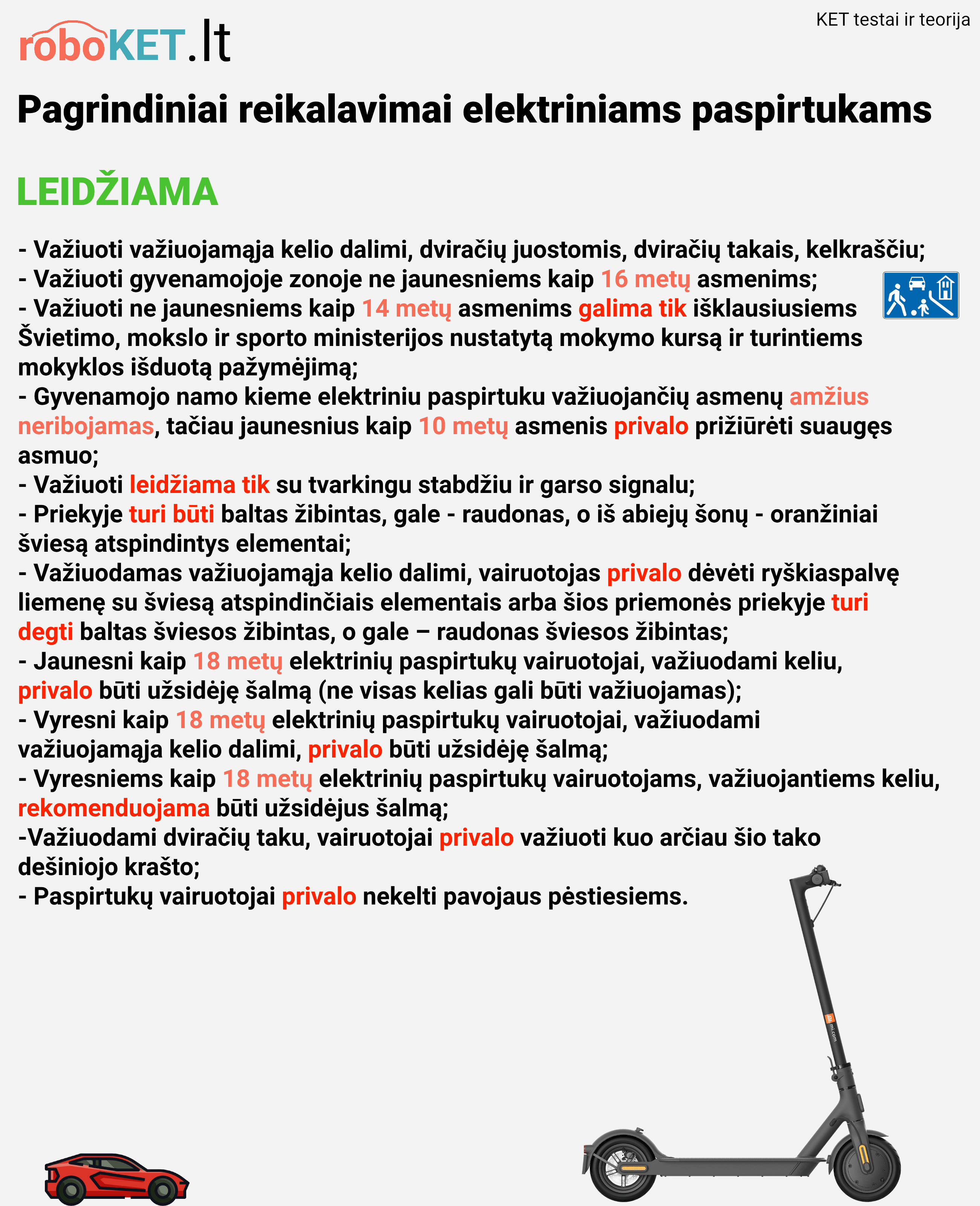 Paspirtukams leidziama