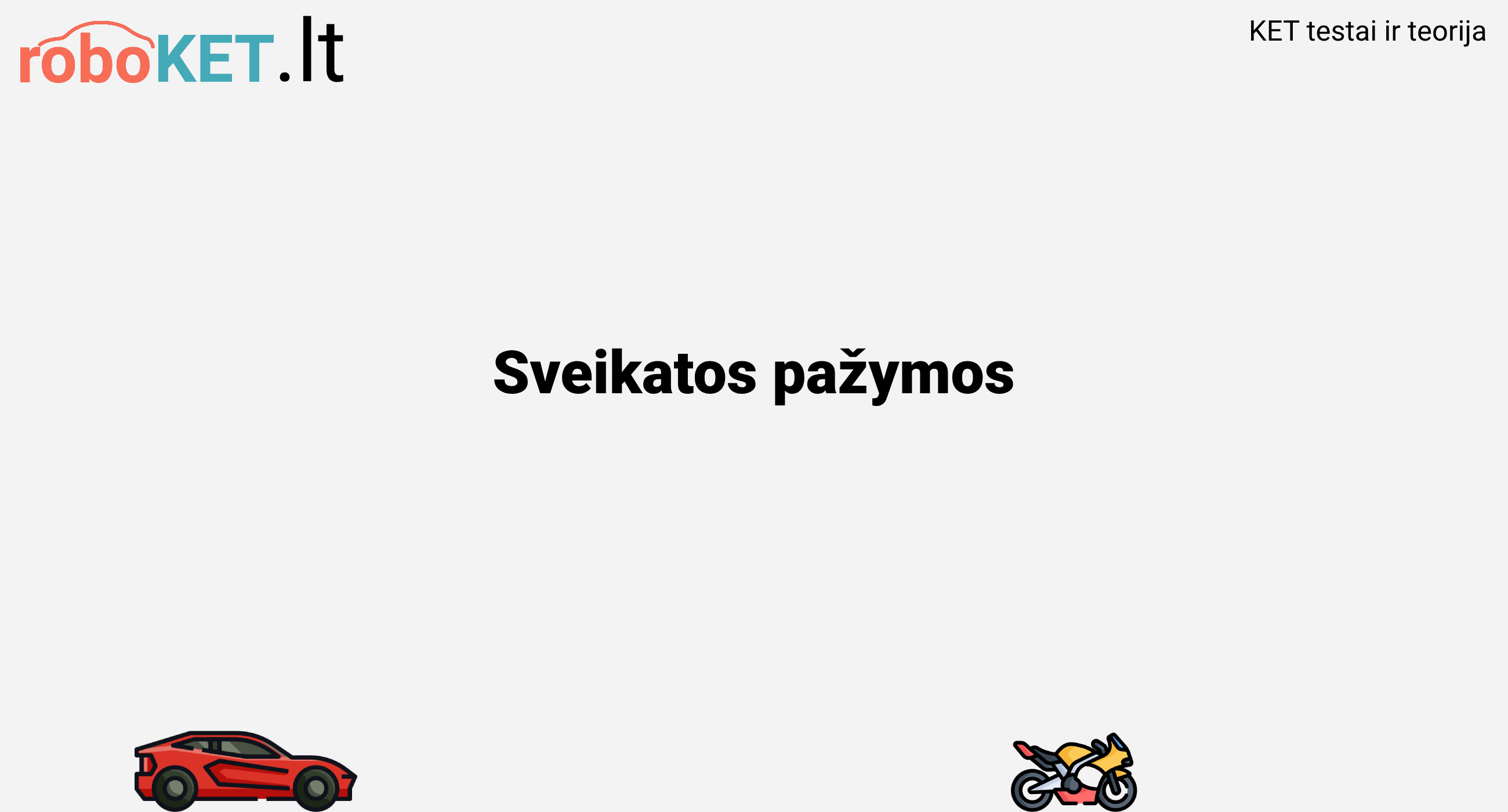 Vairuotoju sveikatos pazyma