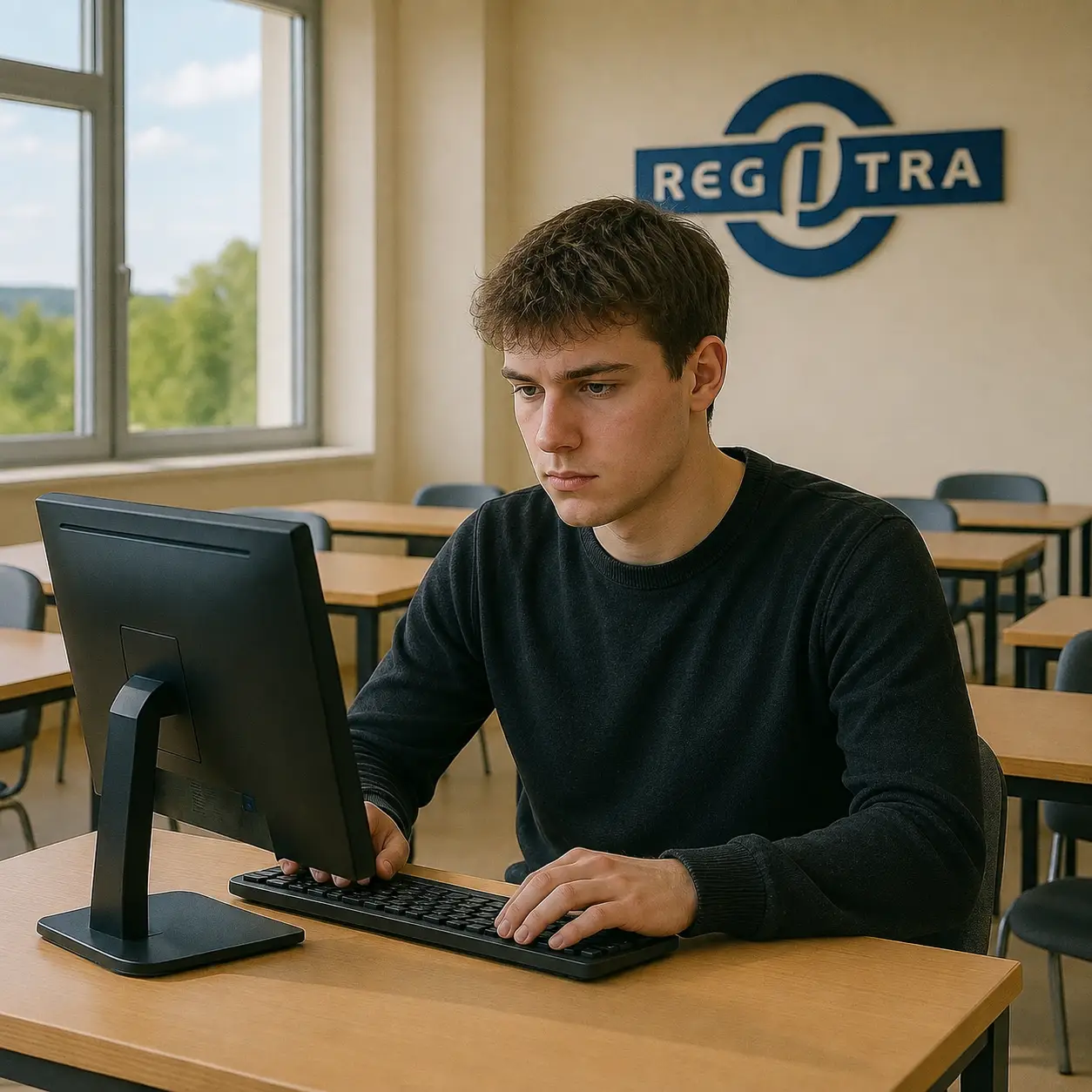 RoboKET taking a KET exam