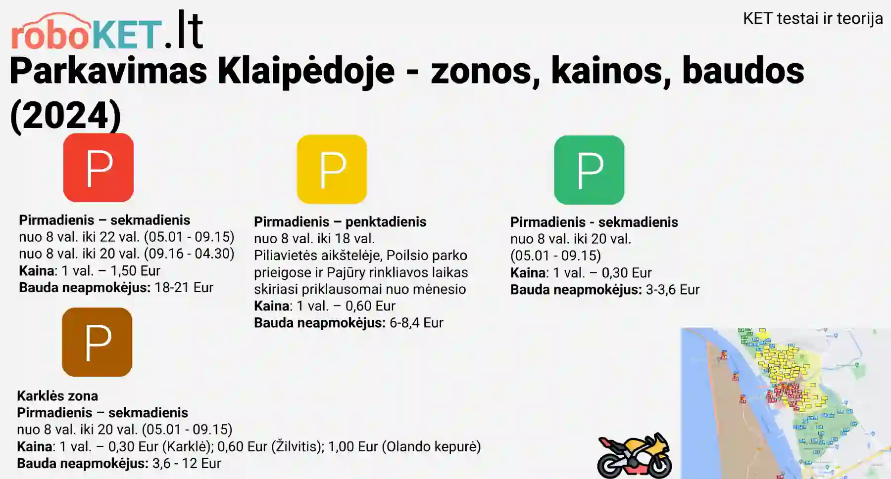 Parkavimas Klaipedoje