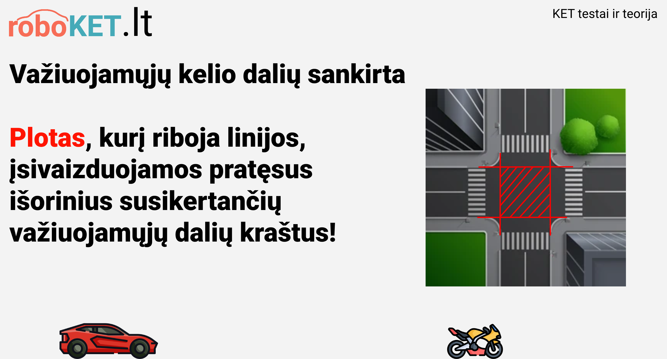 Važiuojamųjų kelio dalių sankirta