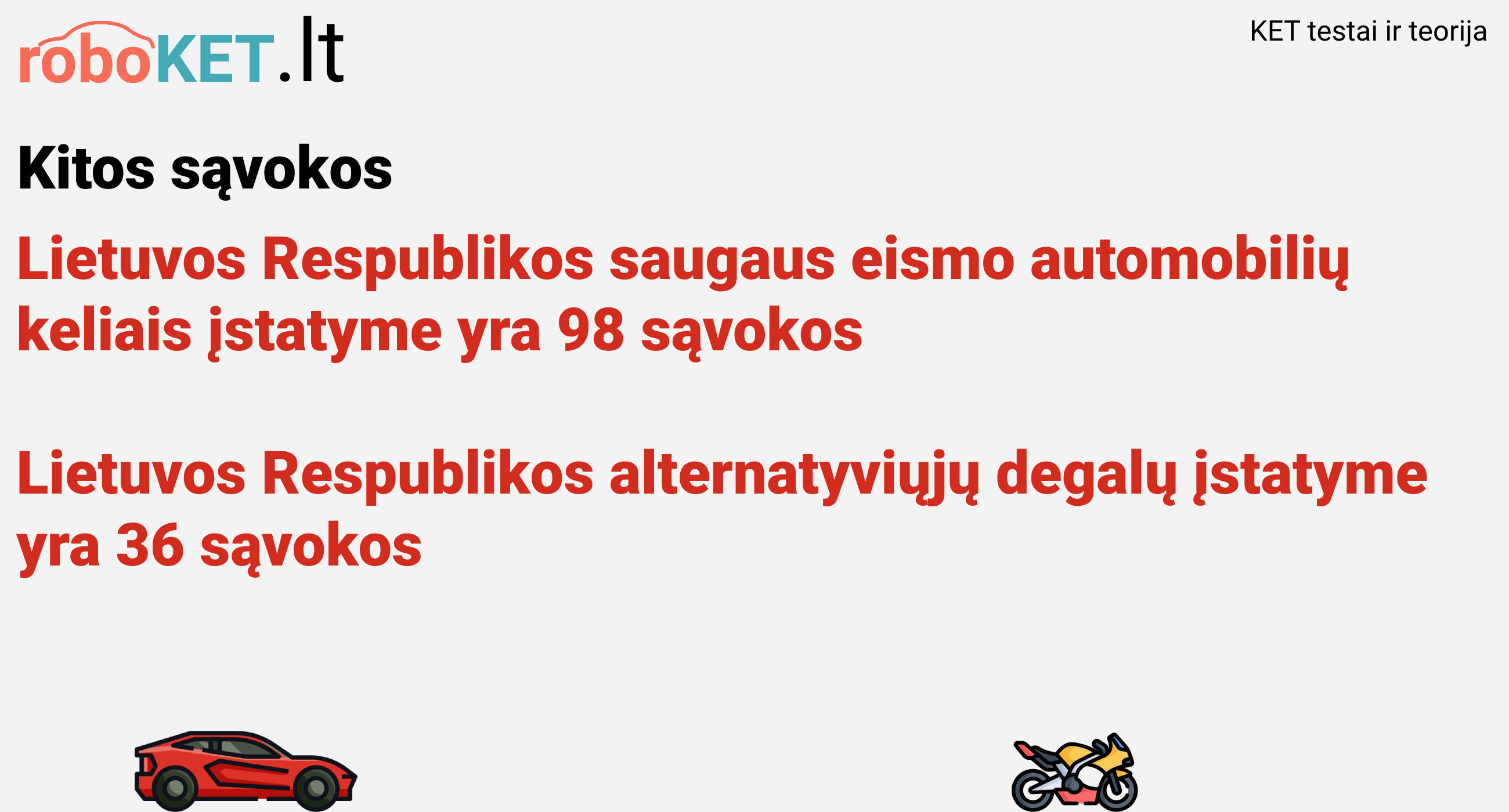 Lietuvos Respublikos saugaus eismo automobilių keliais įstatymas