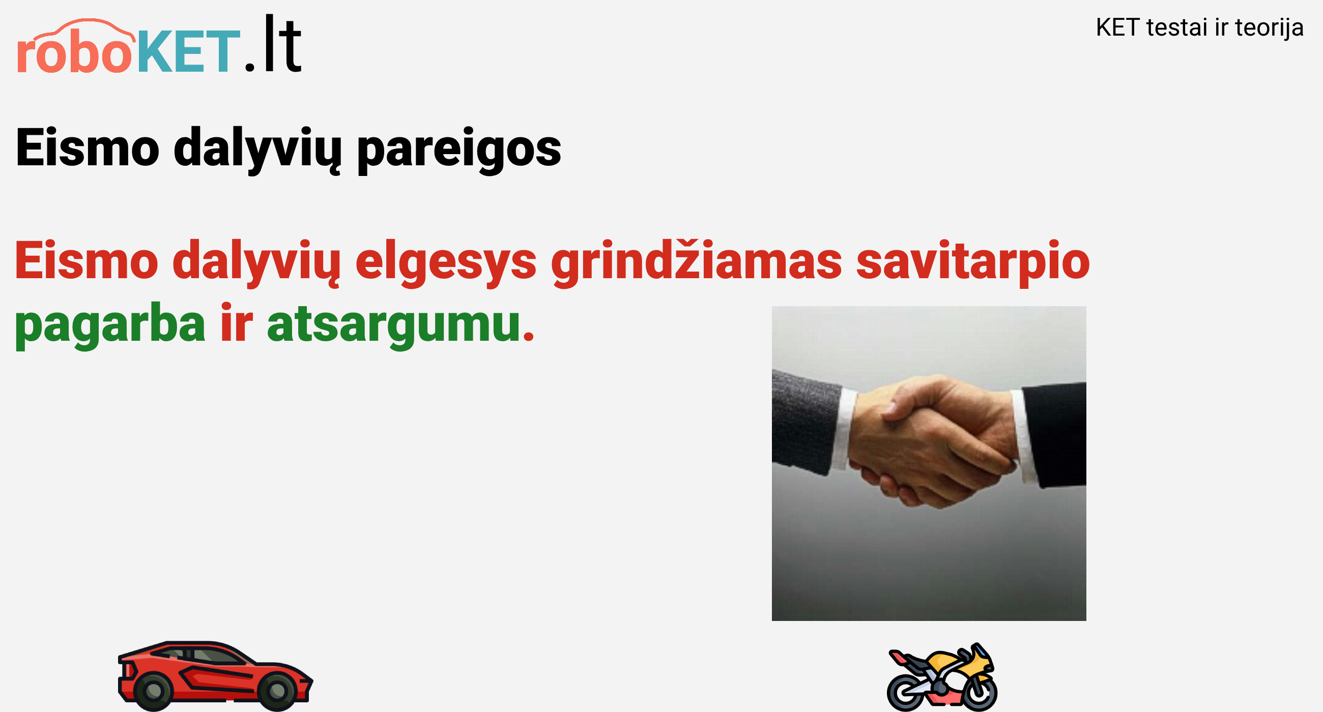 Pagarba ir atsargumas