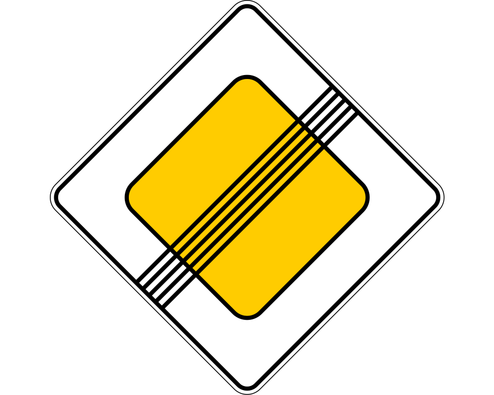 - Priority Road Signs