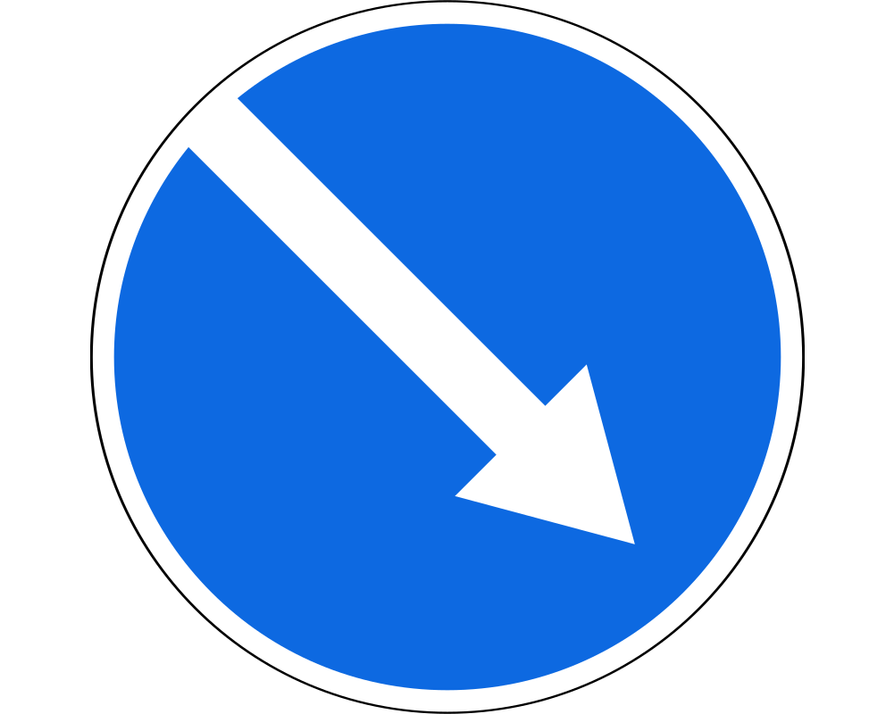 - Directional Road Signs