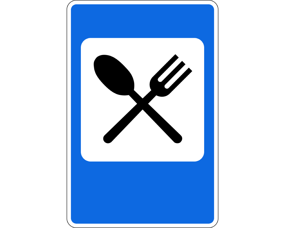 - Service Road Signs