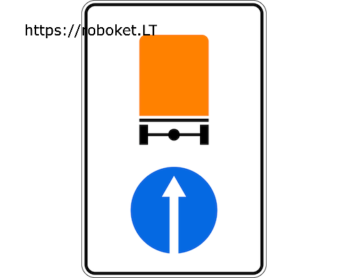 Pavojinguosius krovinius vežančių transporto priemonių važiavimo kryptis