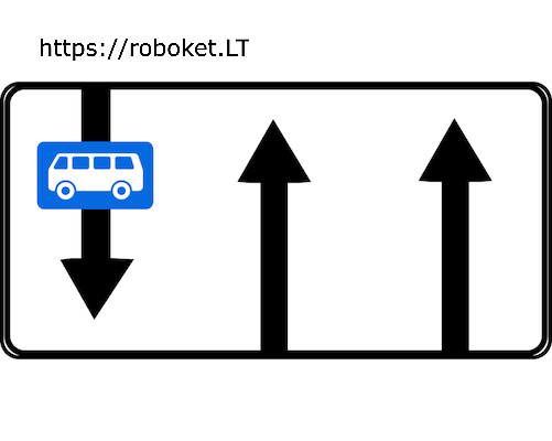 Kelias su eismo juosta maršrutiniam transportui